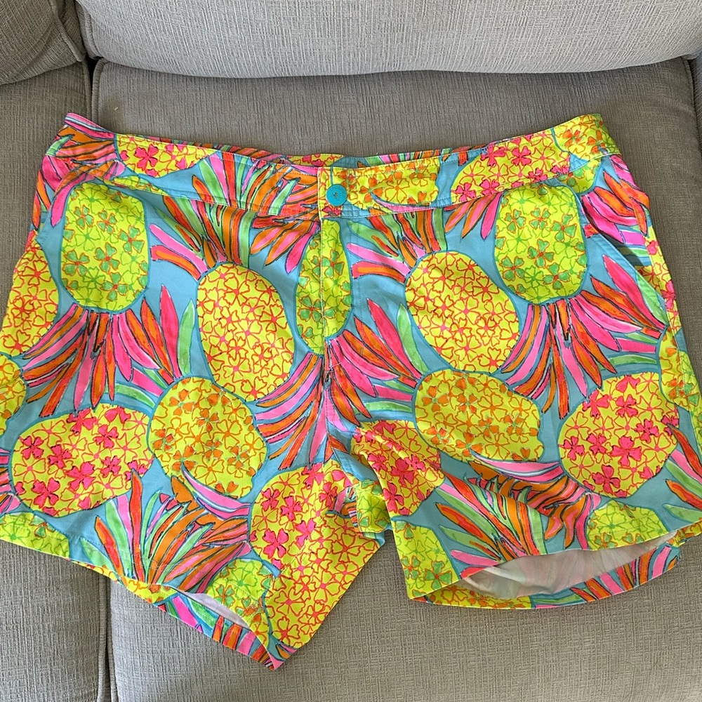Chubbies "The Hooligans Neon Pineapple" Men’s Swim Trunks - XXL
